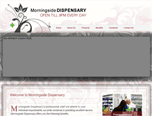 Tablet Screenshot of morningsidedispensary.co.za